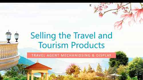 旅游业的视觉营销和销售点展示