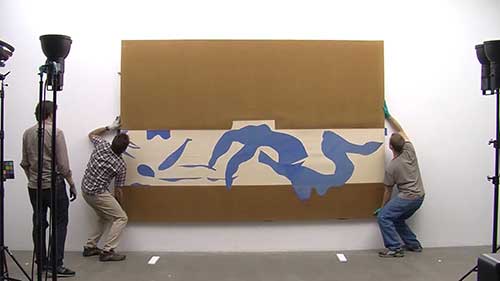 亨利·马蒂斯作品《游泳池》的保护修复
